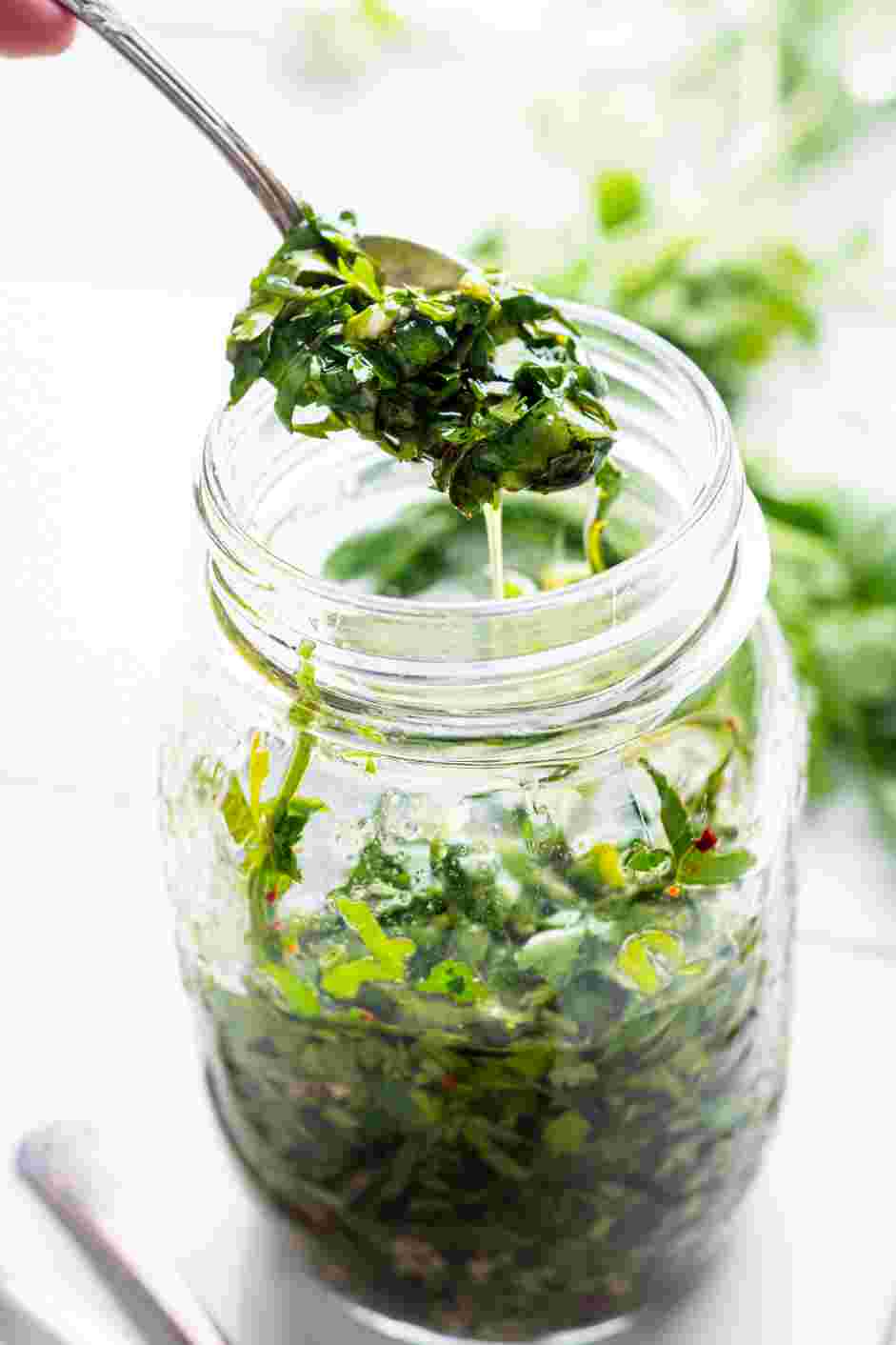 Cilantro Chimichurri Recipe: Serve paired with