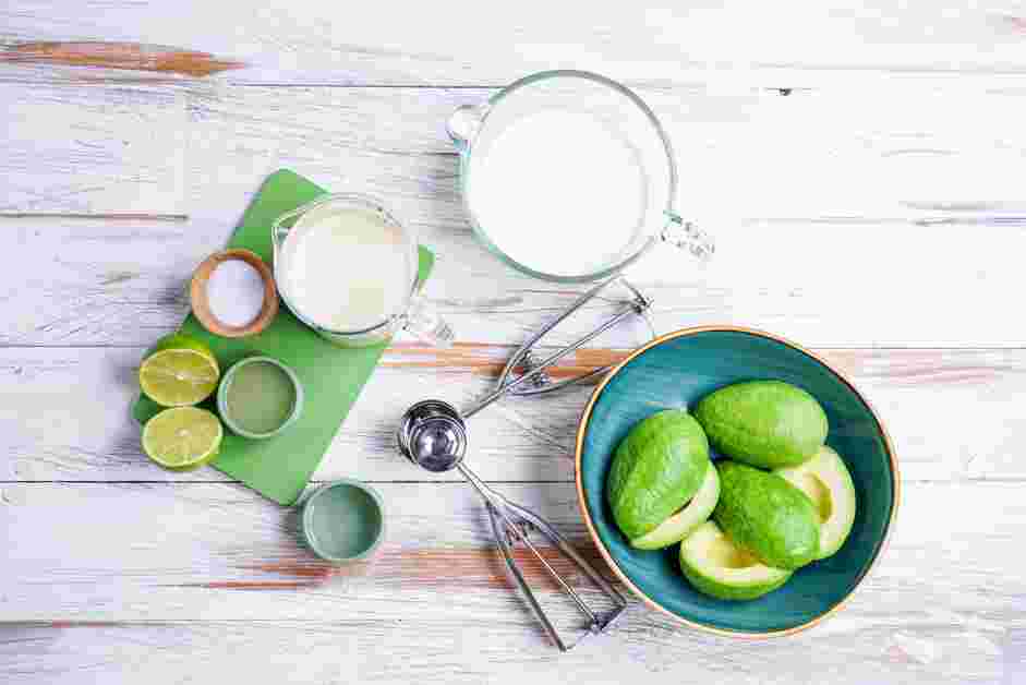 Avocado Ice Cream Recipe: Place a 9x5-inch loaf pan in the freezer.