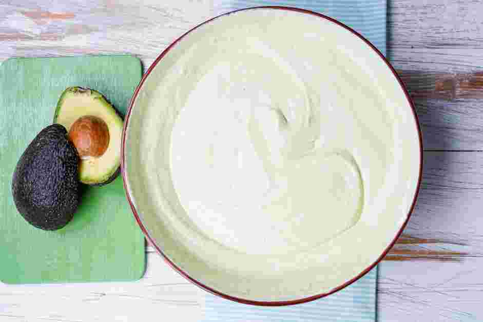 Avocado Ice Cream Recipe: Repeat until all of the whipped cream has been folded in.