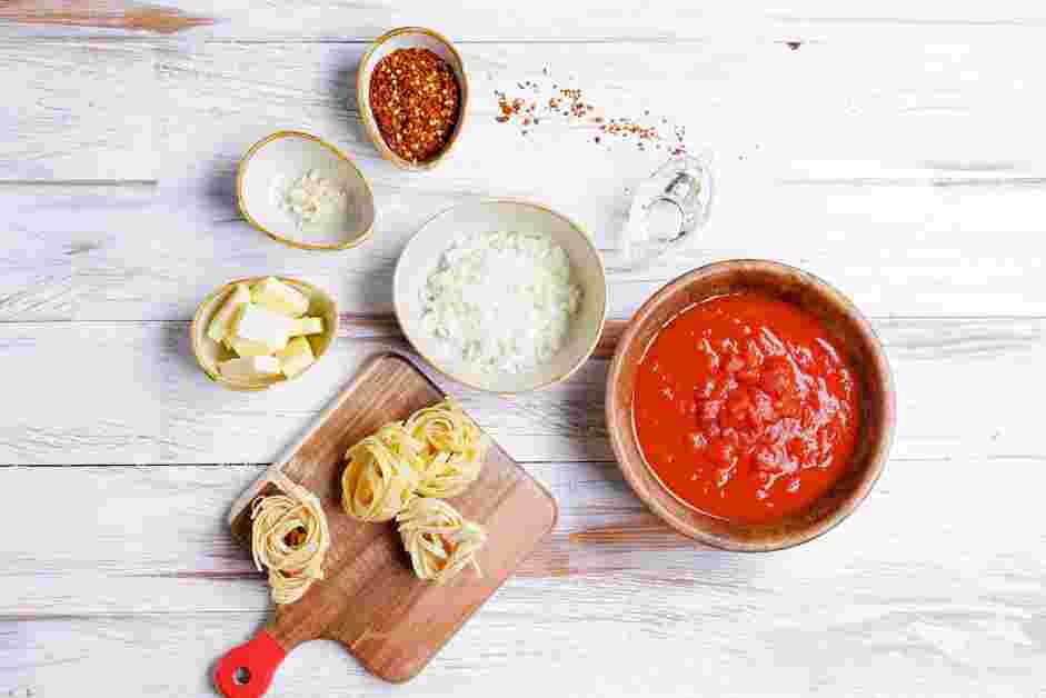 Spicy Marinara Sauce Recipe: Measure and prep all ingredients.