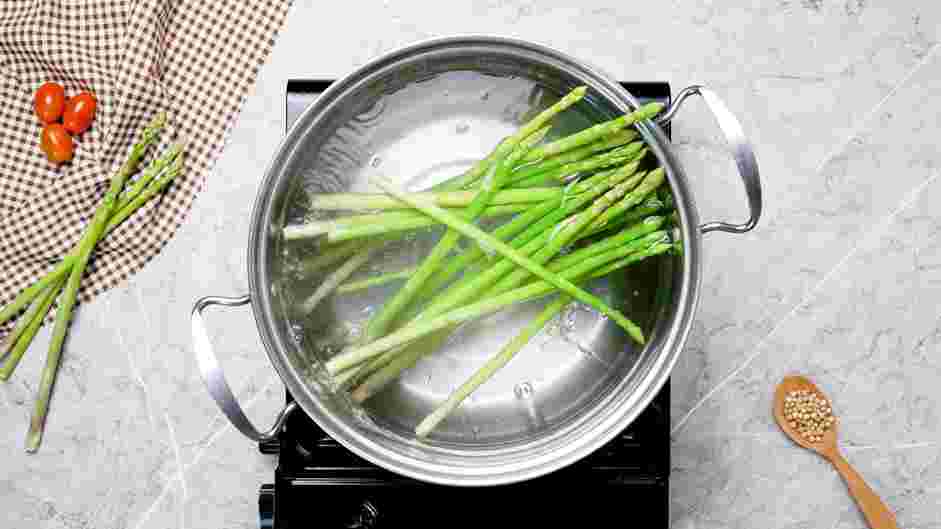 Asparagus Stuffed Chicken Recipe: Preheat the oven to 350°F.