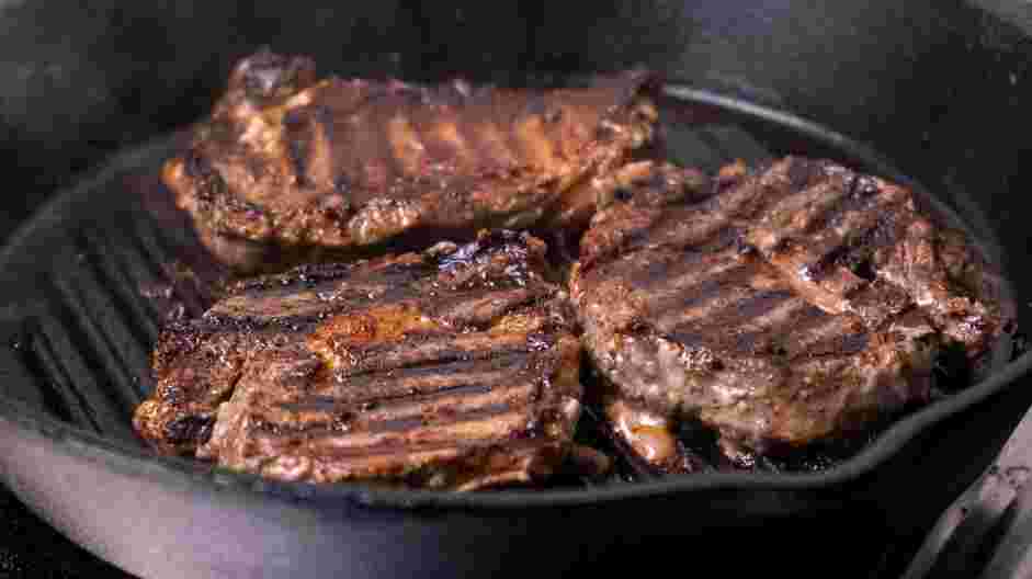 Churrasco Steak Recipe: Preheat the grill to a temperature of about 400°F or heat a cast-iron grill pan.
