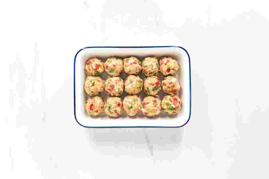 Fried Red Snapper Bites Recipe: Mix until well combined and roll the mixture into small tight dense balls.