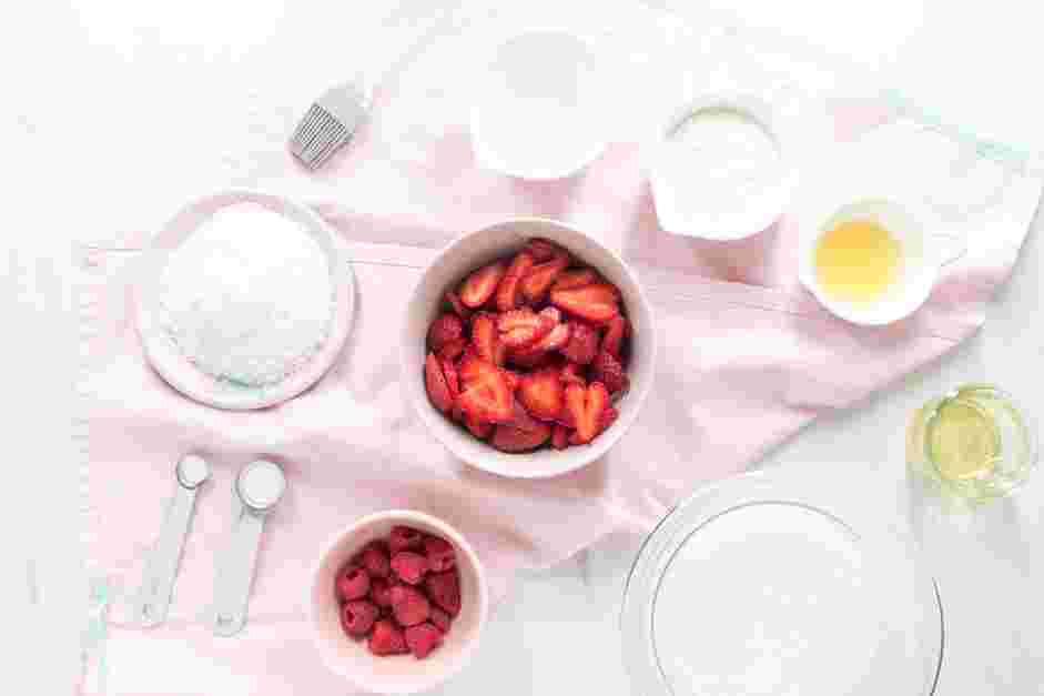 Strawberry Delight Recipe: Measure and prep all ingredients.