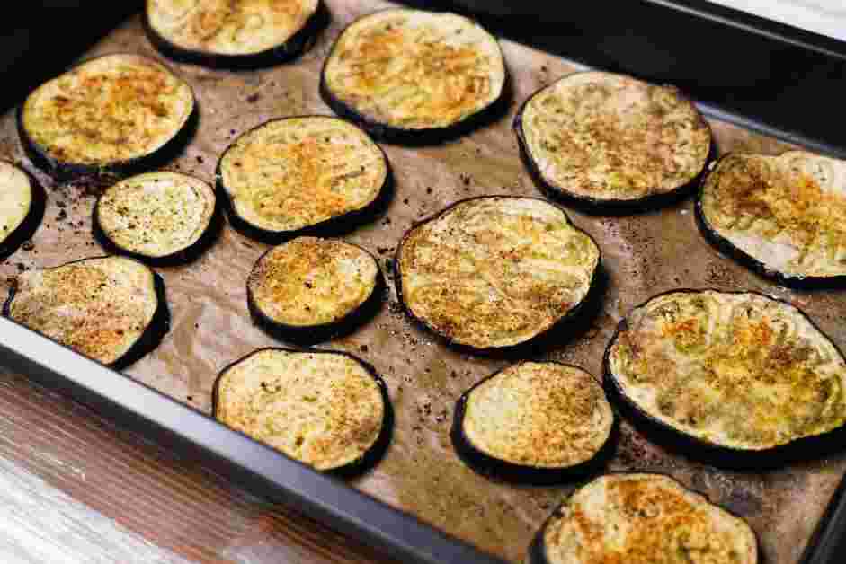 Eggplant Casserole Recipe: Roast for approximately 30 minutes.