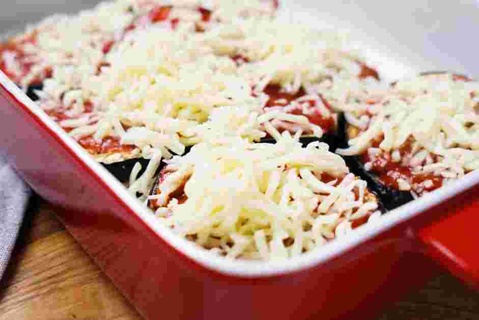 Eggplant Casserole Recipe: Repeat these steps one more time, finishing with mozzarella cheese.