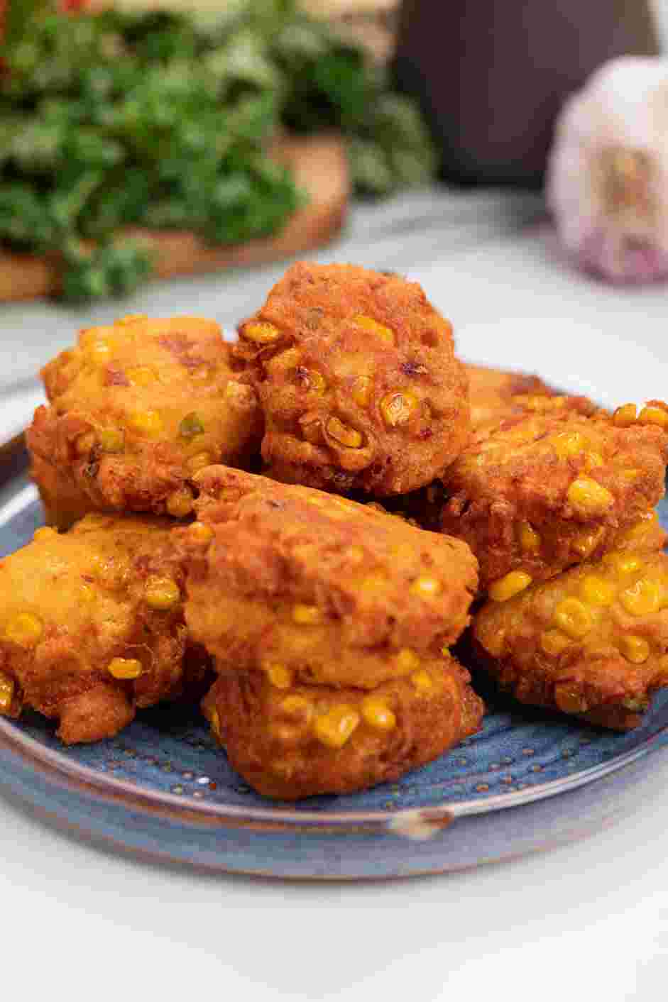 Corn Nuggets Recipe: Serve warm.