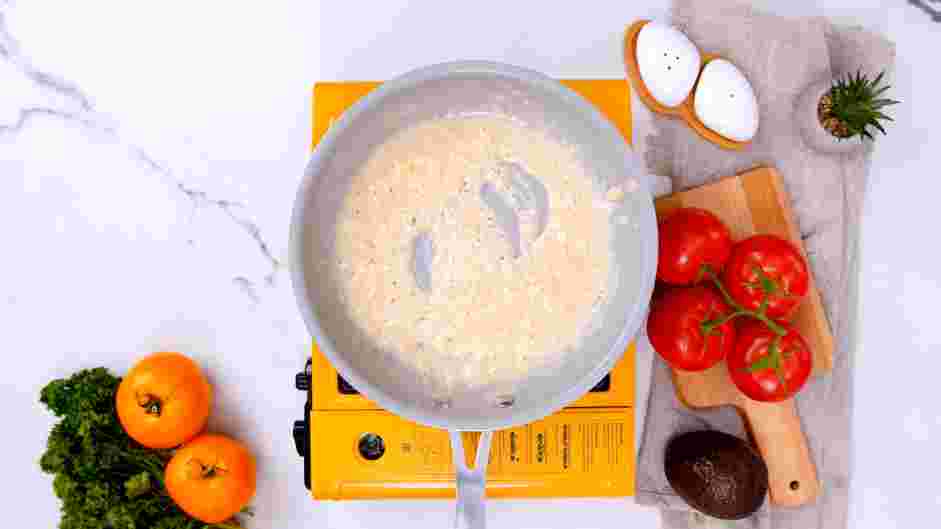 Tomato Gravy Recipe: Add the flour to the skillet and whisk until the flour is incorporated and turns slightly golden brown, about 1-2 minutes.