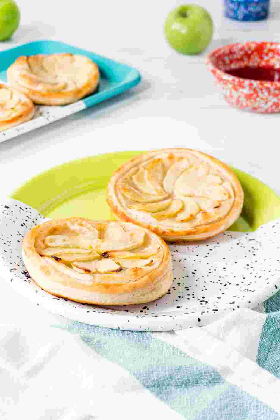 Apple Tartlets Recipe: Serve with vanilla ice cream.