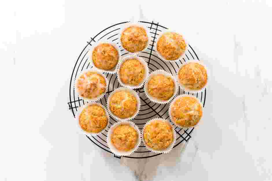 Lemon Poppy Seed Muffins Recipe: Bake for 15-20 minutes until golden brown on top and when a toothpick inserted into the center comes out clean.