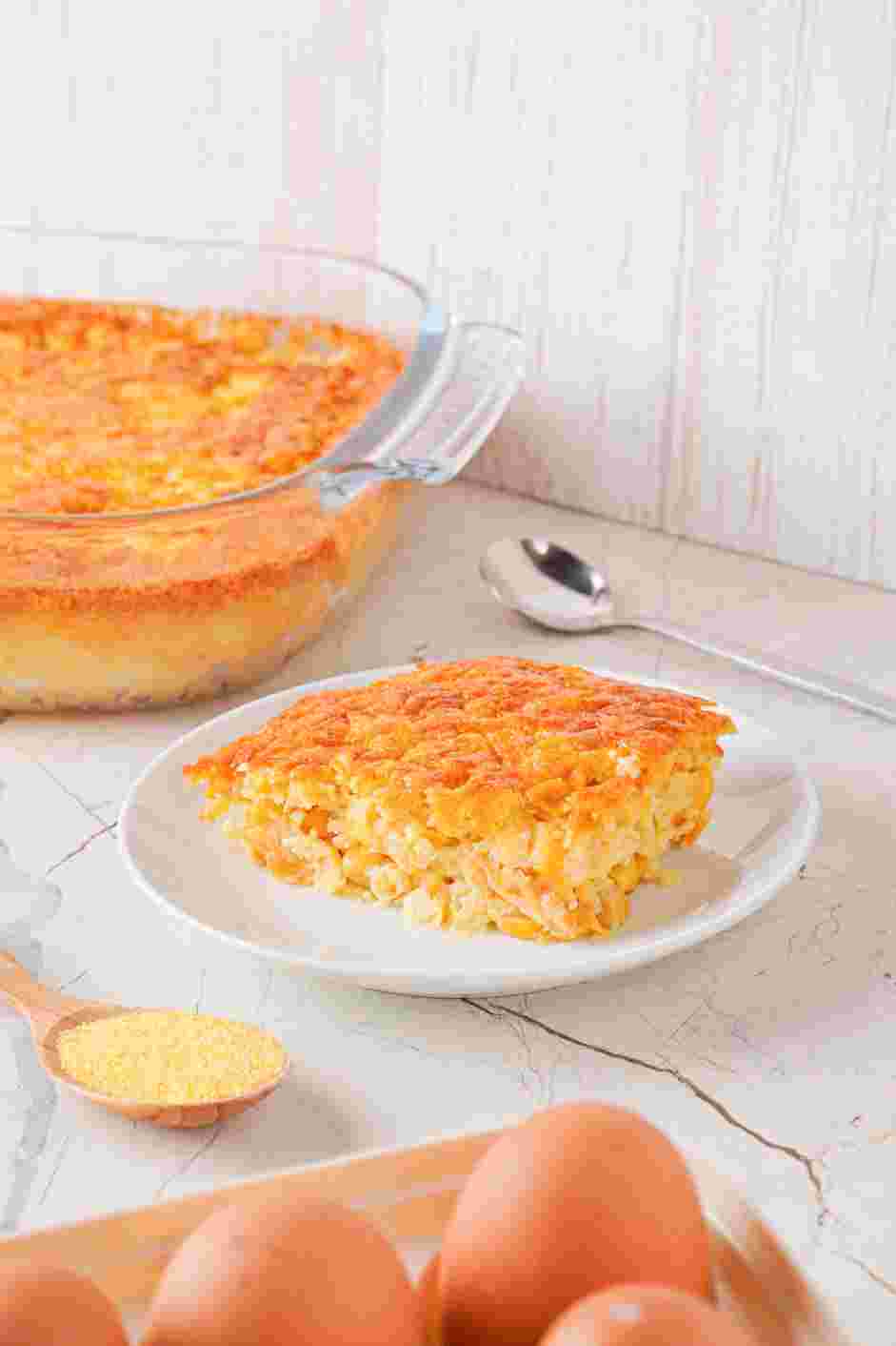 Corn Souffle Recipe: Serve and enjoy!