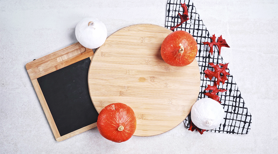 Halloween Charcuterie Board Recipe: Prepare a large board for the charcuterie.