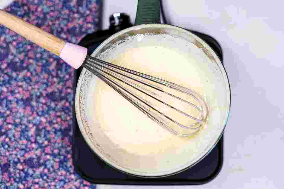 Semifreddo Recipe: Place the bowl over the saucepan and continuously whisk until the egg mixture reaches 165°F.