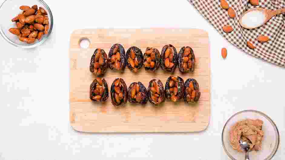 Stuffed Dates Recipe: Fill the dates.