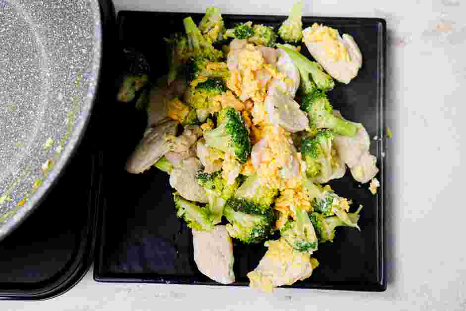 Pad See Ew Recipe: Once the eggs are fully scrambled, transfer everything from the wok to a bowl or a plate.