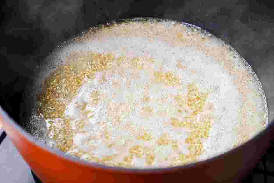 How to Cook Quinoa Step 3: Place the rinsed quinoa in your saucepan.