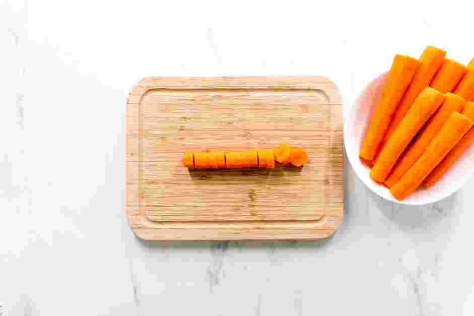 Candied Carrots Recipe: Prepare the carrots.