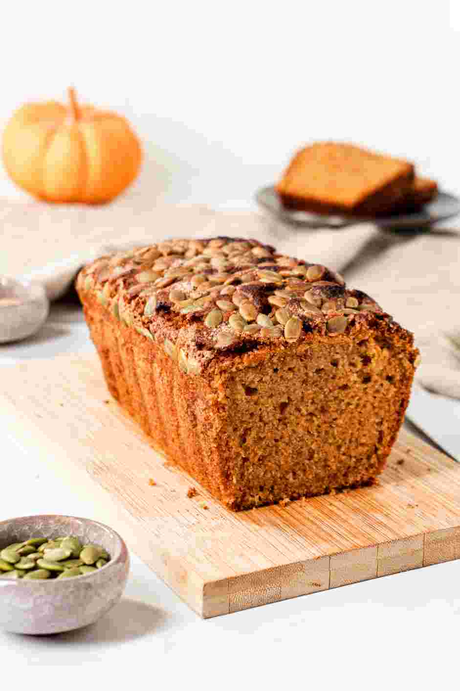 Gluten Free Pumpkin Bread Recipe: Let the loaf cool on a wire rack for about 15 minutes.