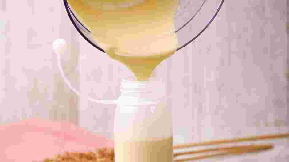 Mini Pancakes Recipe: Pour the batter into a squeeze bottle.