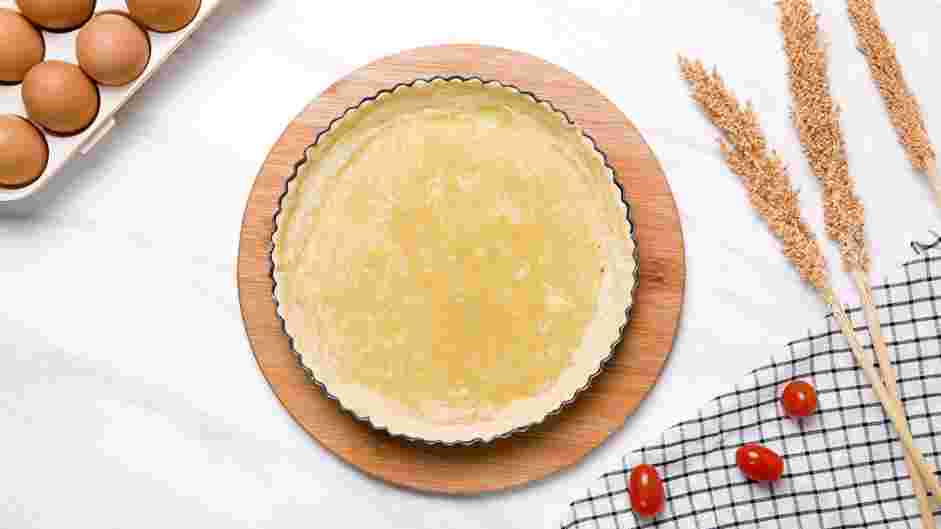 Vegetarian Quiche Recipe: Preheat the oven to 375°F.