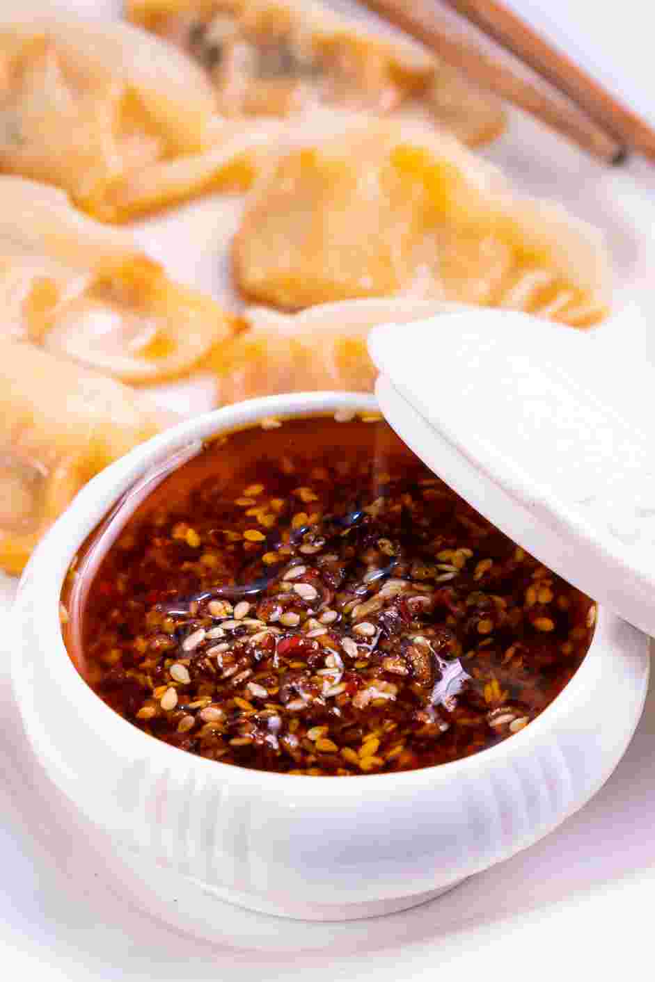 Chili Oil Recipe: Let the mixture cool to room temperature before using.