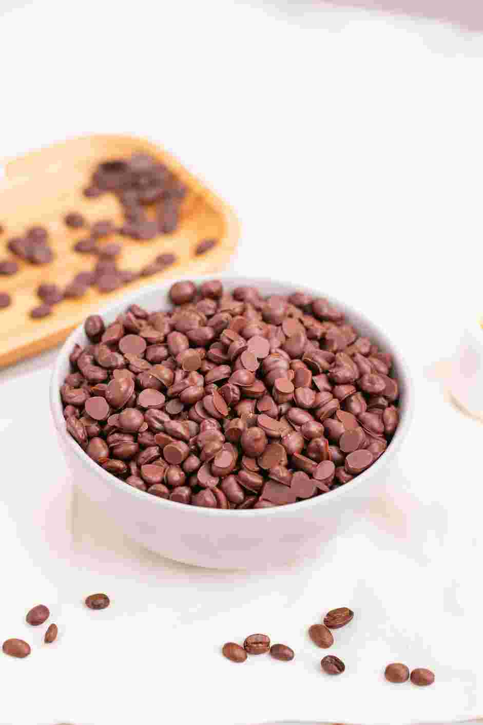 Chocolate Covered Espresso Beans Recipe: Let the chocolate covered espresso beans set at room temperature or in the refrigerator until firm.