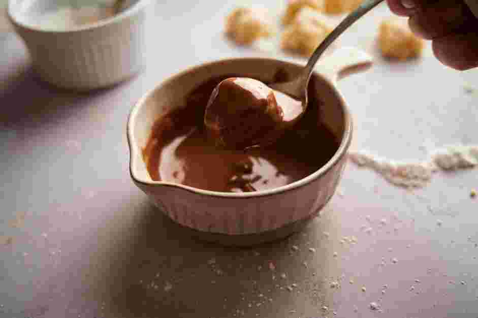 Marzipan Chocolate Recipe: Prepare a tray lined with parchment paper.