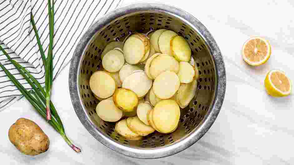 Grilled Potatoes Recipe: Drain the potatoes and rinse them with cool water.