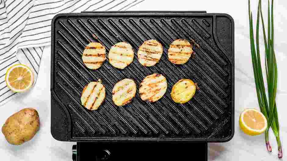 Grilled Potatoes Recipe: Preheat the grill to medium-high heat.