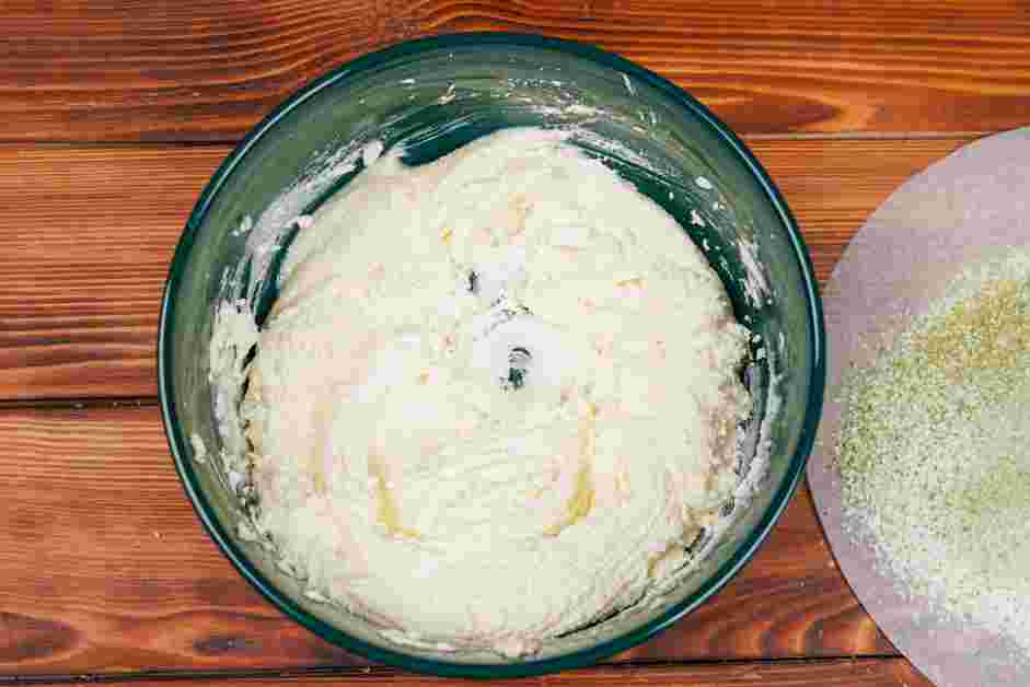 Matcha Cookies Recipe: Add the sugar and mix for another few minutes until it becomes light and fluffy.