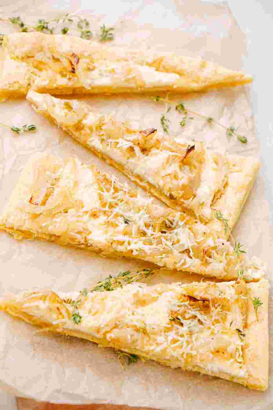 Onion Tart Recipe: Bake in the oven for 20-25 minutes.