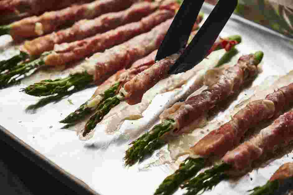 Asparagus Wrapped in Prosciutto Recipe: Place it under a hot broiler for 2 minutes.