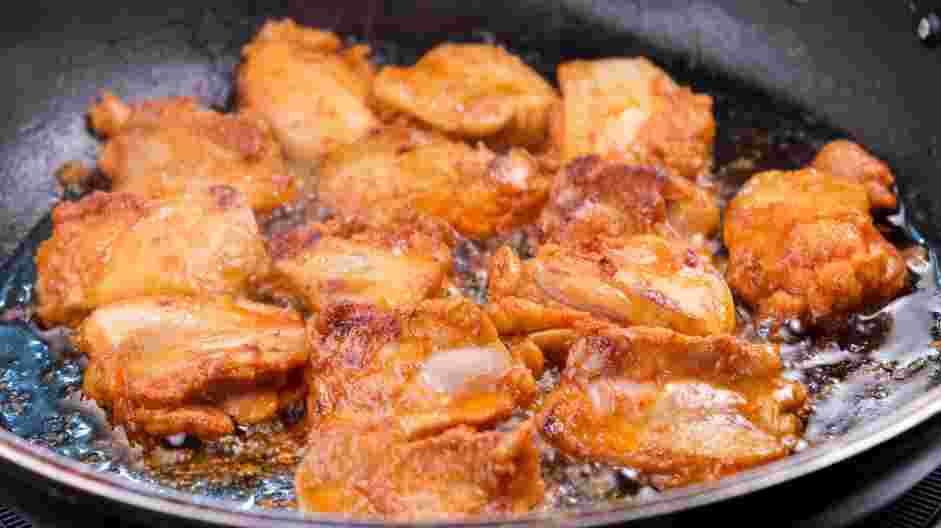 Gochujang Chicken Recipe: Slice or keep the chicken thighs whole.