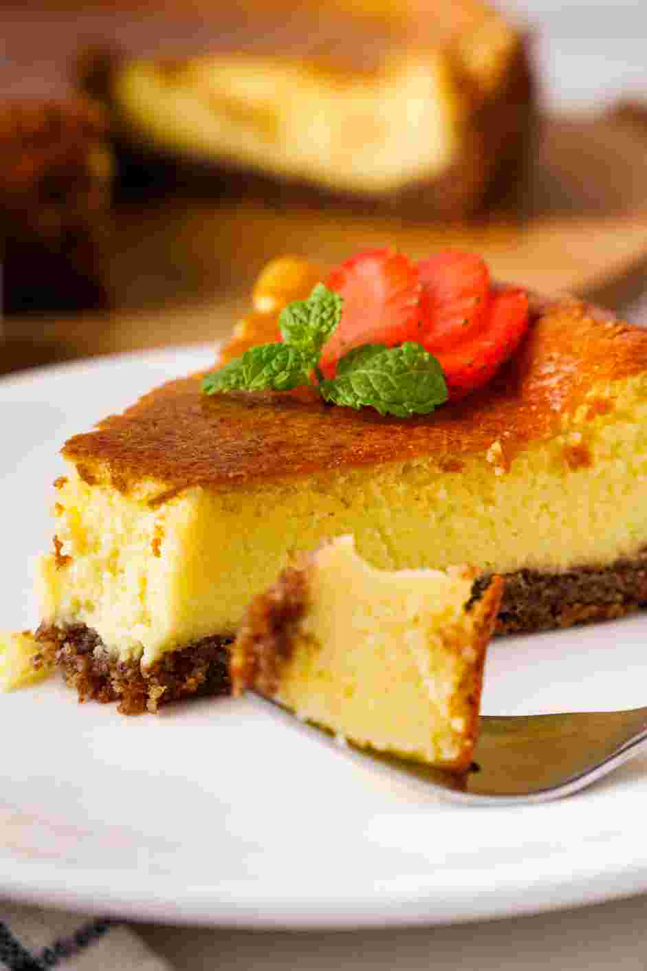 Gluten Free Cheesecake Recipe: Cool for 1 hour on a wire rack.