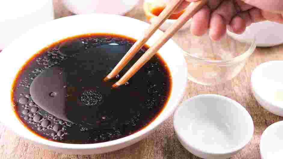 Chinese Eggplant Recipe: Meanwhile, prepare the cooking liquid.