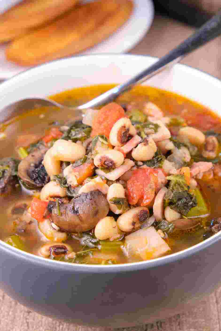 Black Eyed Pea Soup Recipe: Serve and enjoy!