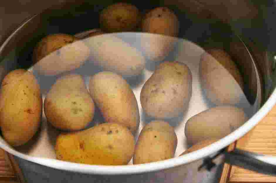 Rosemary Potatoes Recipe: Bring a pot of water to a boil.