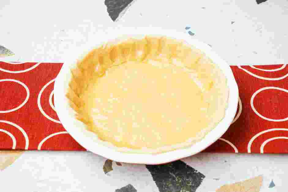 Sugar Cream Pie Recipe: Place the pie shell in the oven for about 15 minutes to partially bake the crust.