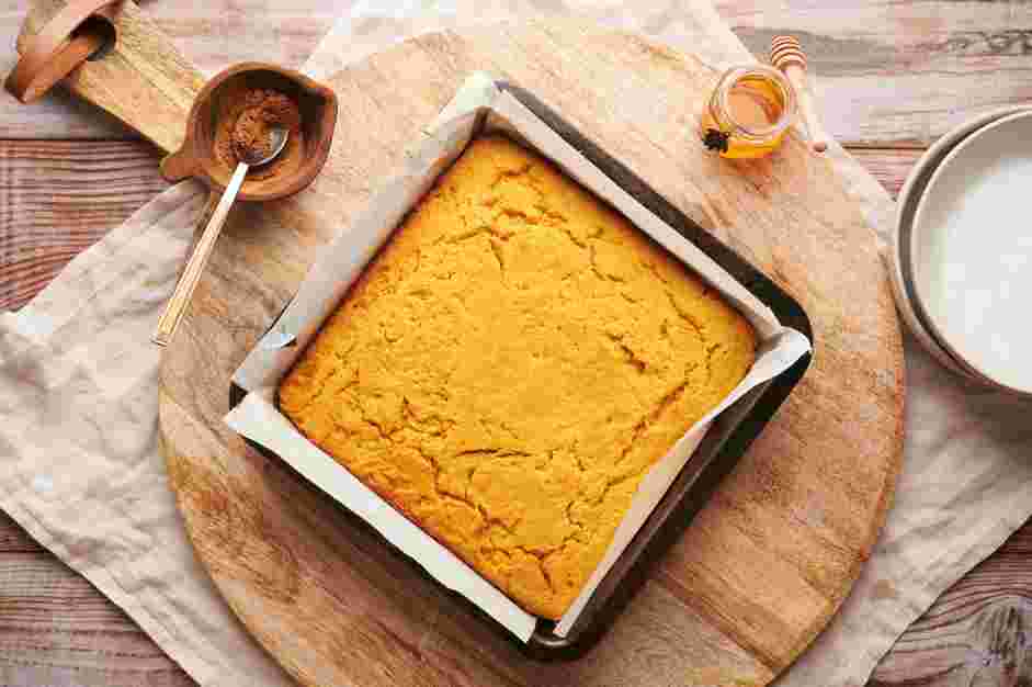 Sweet Potato Cornbread Recipe: Bake for 18-20 minutes until golden brown on top and when a toothpick inserted into the center comes out clean.