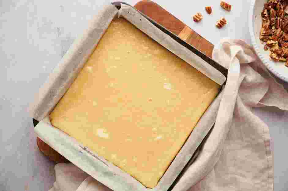 Pumpkin Cheesecake Bars Recipe: Bake the cheesecake until the edges are set and the center jiggles slightly.