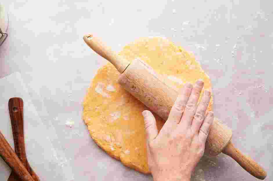 Sweet Potato Biscuits Recipe: Transfer the dough onto a lightly floured work surface.