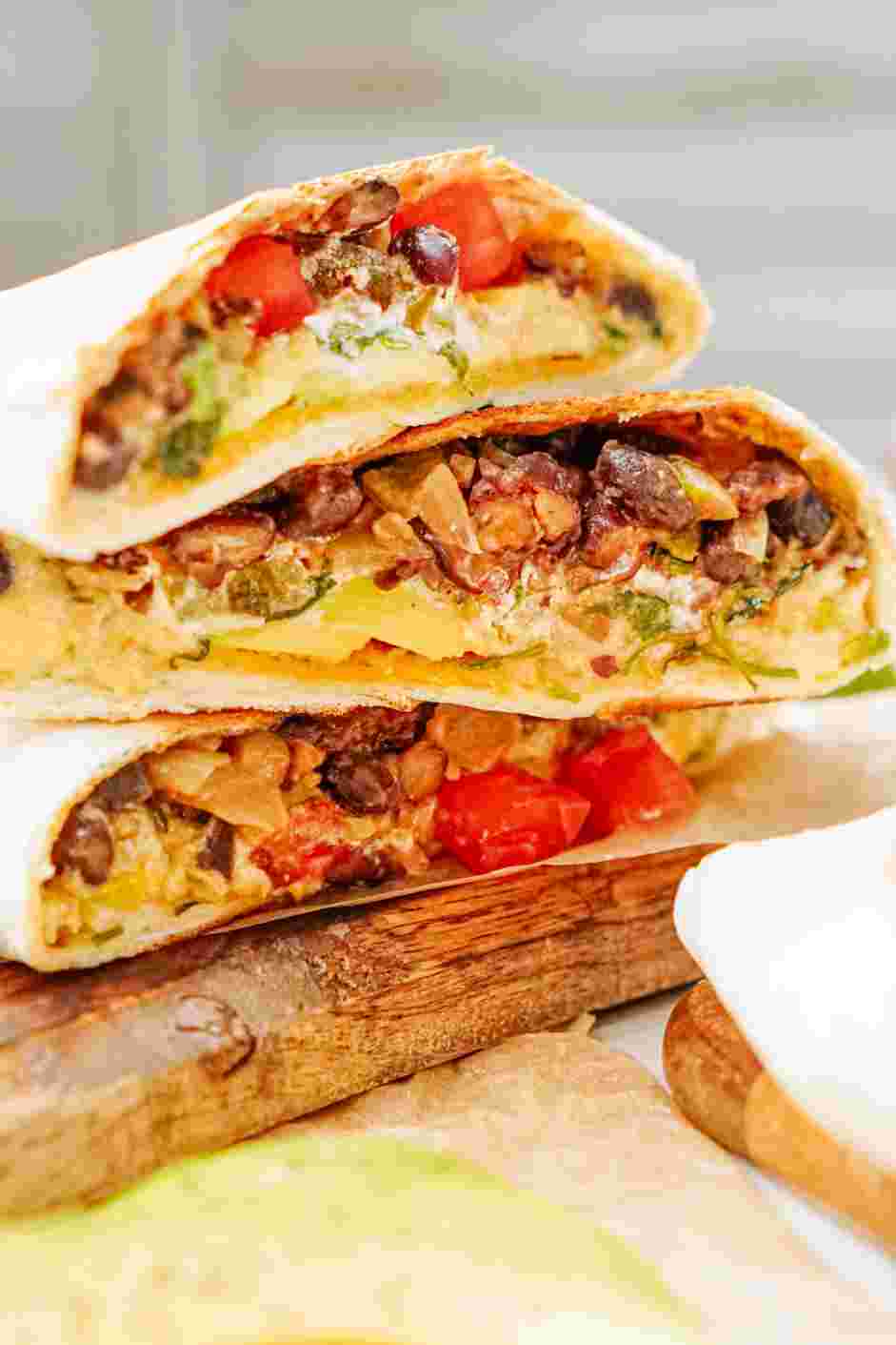 Black Bean Crunchwrap Supreme Recipe: Serve hot and enjoy!