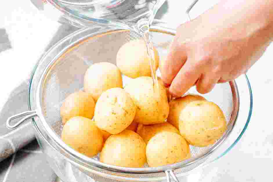 Parmesan Crusted Potatoes Recipe: Preheat the oven to 400°F.