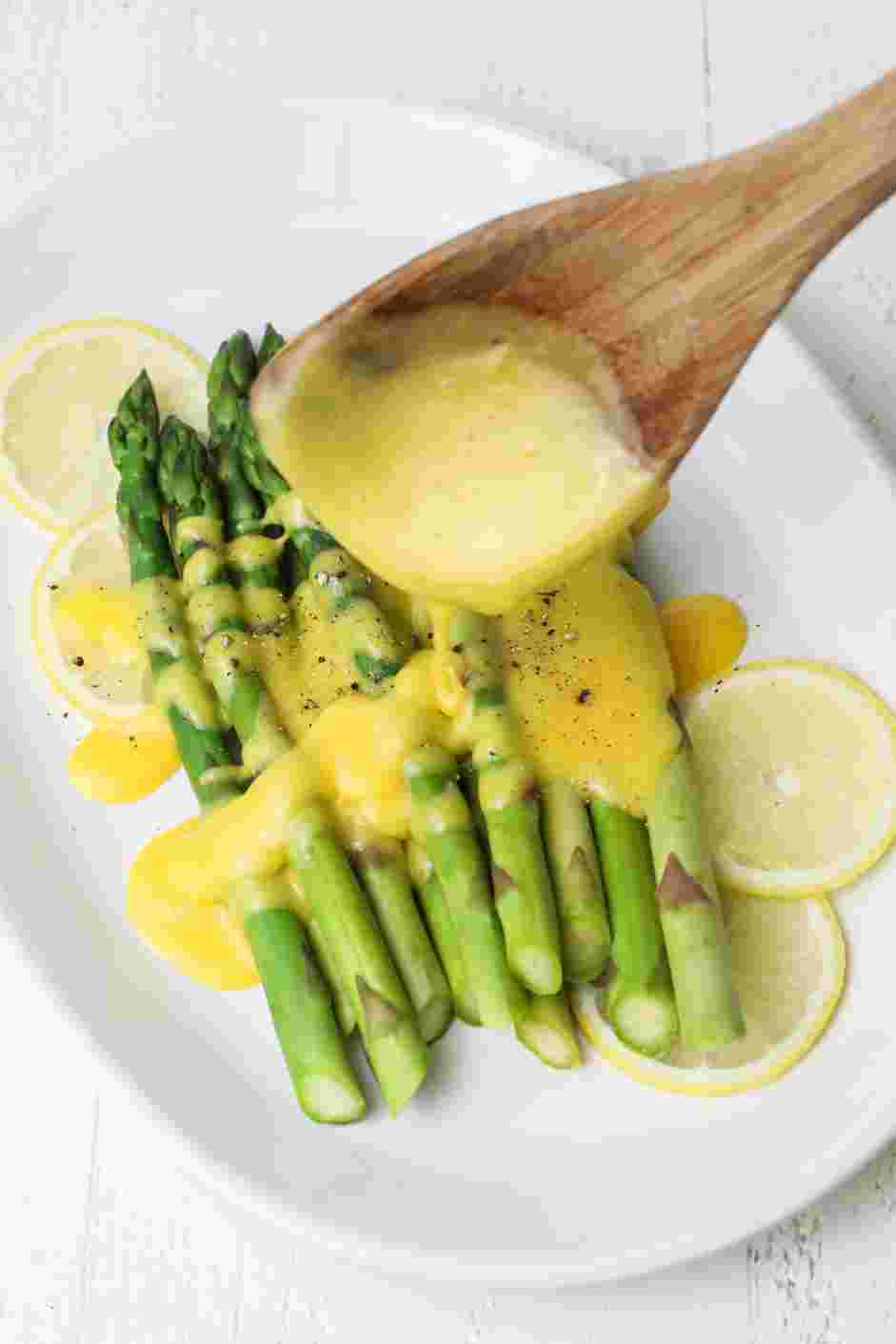 Hollandaise Sauce Recipe: Serve or use immediately.