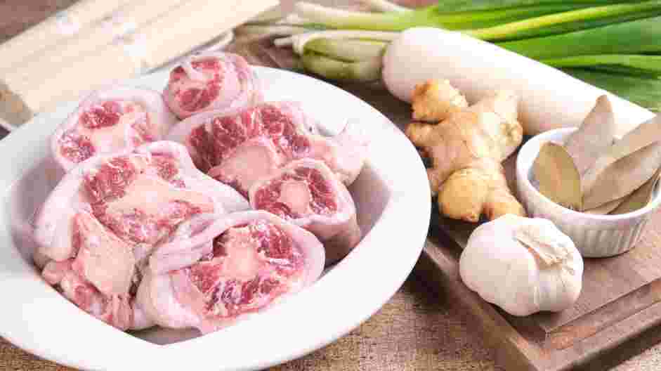 Oxtail Soup Recipe: Measure and prep all the ingredients.