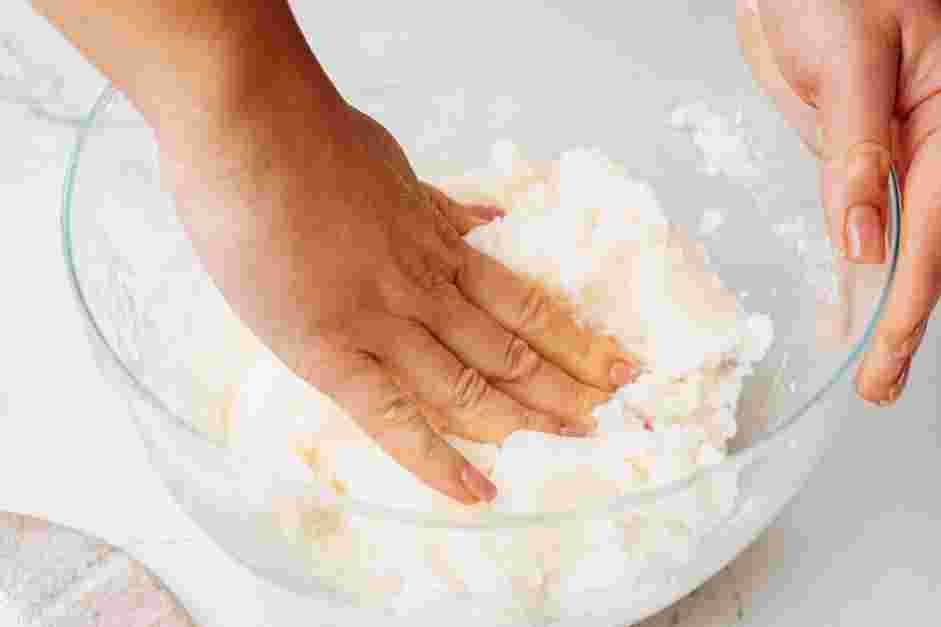 Potato Candy Recipe: Add one cup of confectioners’ sugar at a time until a smooth and pliable dough forms with the texture of playdough.