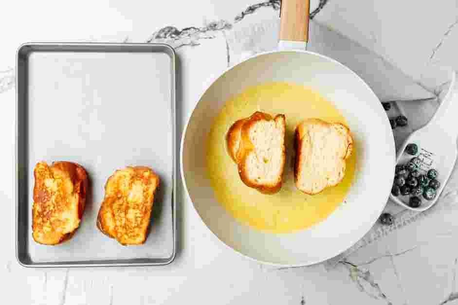 Creme Brulee French Toast Recipe: Place on the second sheet pan lined with parchment paper.