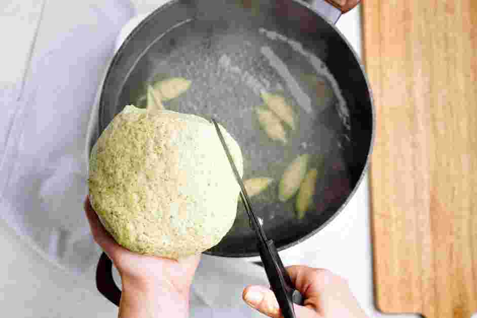 High Protein Broccoli Pasta Recipe: Cook the pasta.