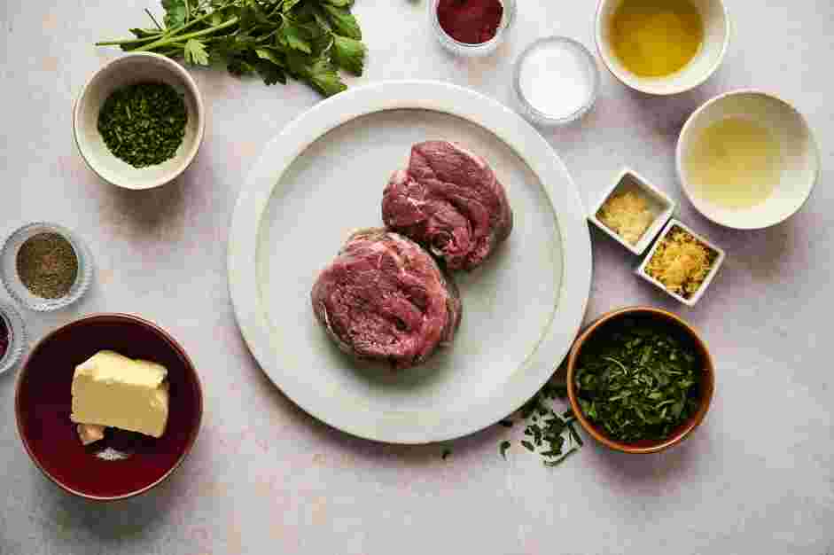 Cowboy Butter with Filet Mignon Recipe: Prepare the steaks by rubbing them with olive oil and seasoning them with salt and pepper.