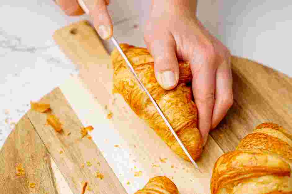 Cookie Croissant Recipe: Preheat the oven to 350&deg;F.